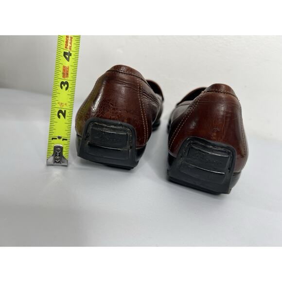 Bragano Loafers Brown Black Woven Genuine Crocodile Leather Italy Men’s 9.5M main image 4
